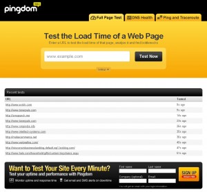Test the Load Time of a Web Page